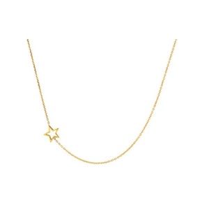 Mini 14K Gold Star Necklace